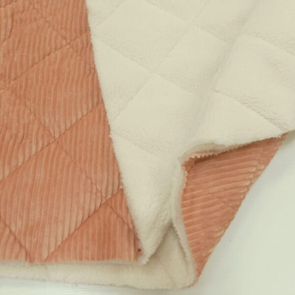 Parče somot sa krznom roze 50x150 - Slika 1