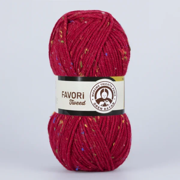 Vunica FAVORI TWEED crvena 034C - Slika 5