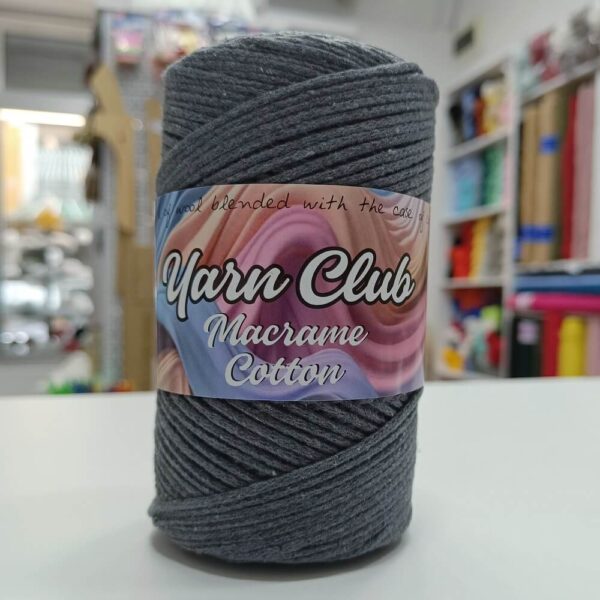 IMG_20251213_104734 MAKRAME konac Yarn club grafit sivi - Slika 1