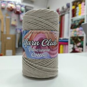 MAKRAME konac Yarn club bež