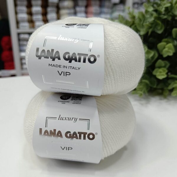 Vunica LANA GATTO VIP mlečno bela 10001 - Slika 1
