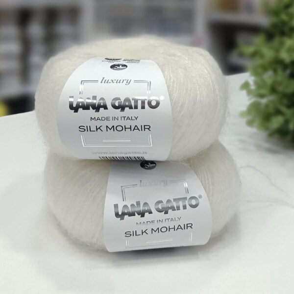 Lana Gatto SILK MOHAIR OFFWHITE 6027 - Slika 1