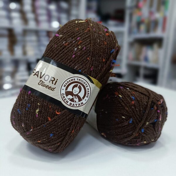Vunica FAVORI TWEED braon 083A - Slika 1