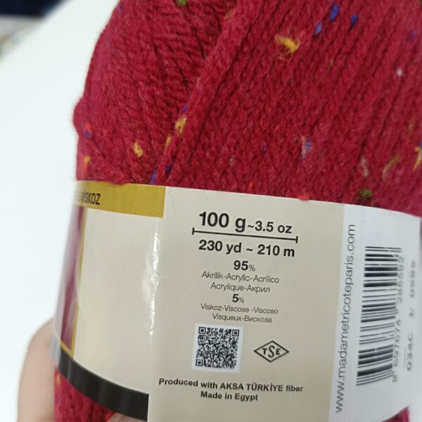 Vunica FAVORI TWEED crvena 034C - Slika 3