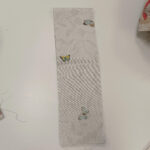 Parče dekor platno leptirići 32x105