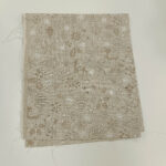 Parče dekor platno lux lurex krem 75x65