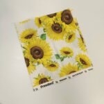 Parče dekor platno suncokret 55x30