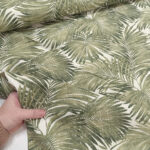 Dekor platno zeleni listovi