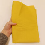 Parče pamučno platno kari žut 130x150