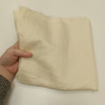 Parče pamuk saten svetlo krem 95x200