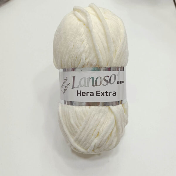 Lanoso Hera extra chenille ivory 901 - Slika 1