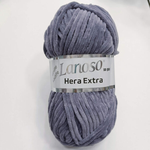 IMG_20260223_113948 Lanoso Hera extra chenille sivo ljubičasta 1952 - Slika 1