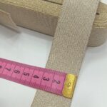 Lastiš lurex krem zlato 30mm