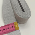 Lastiš lurex sivo srebro 30mm