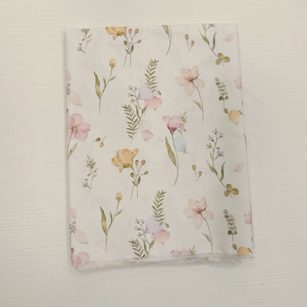 Parče pamuk platno poljsko cveće 50x90 - Slika 1