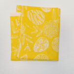 Parče pamuk žuto sa jajima 33x160