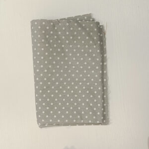 Parče pamuk platno bele tufne na sivoj 57x160