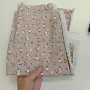 Parče pamuk sa elastinom cvetni 45x190