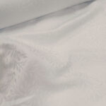 Damast PES beli sa listićima 280 cm širina