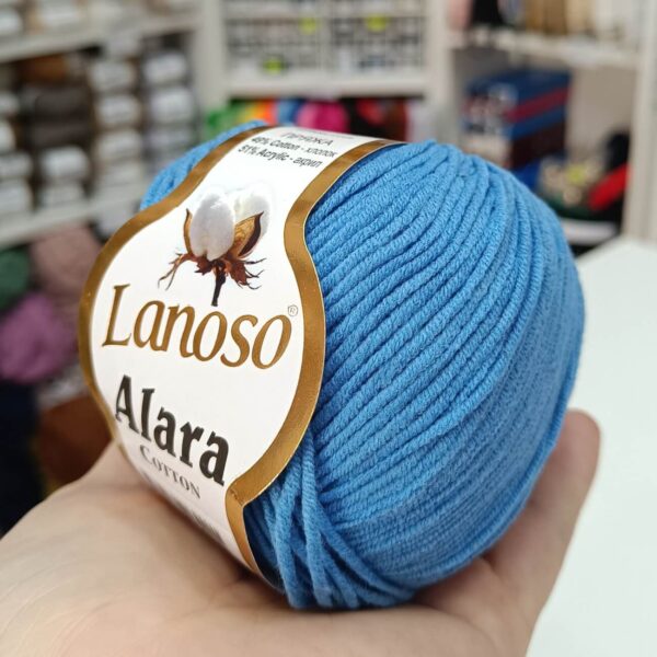 IMG_20260416_123133 Lanoso ALARA COTTON plava 961 - Slika 1