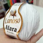 Lanoso ALARA COTTON bela 955
