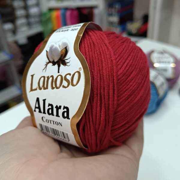Lanoso ALARA COTTON zagasito crvena 956 - Slika 1