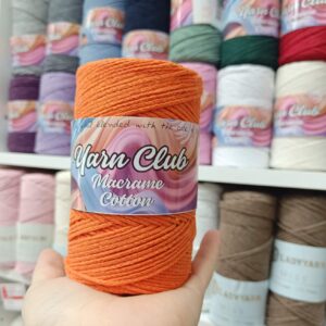MAKRAME konac Yarn club narandžast