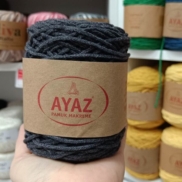 MAKRAME konac Ayaz tamno grafit 1193 - Slika 1