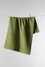 Peškir pamučni prugasta tekstura zeleni 50x90 - Slika 2