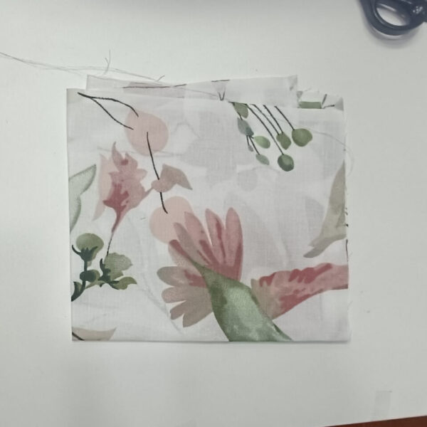 Pamuk parče kolibri cevt na roze zeleno 45x55 - Slika 1