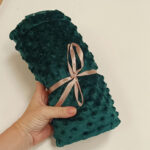 Minky tamno zelen 100x80