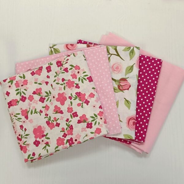 roze Patchwork paket roze pink cvet i tufne - Slika 1