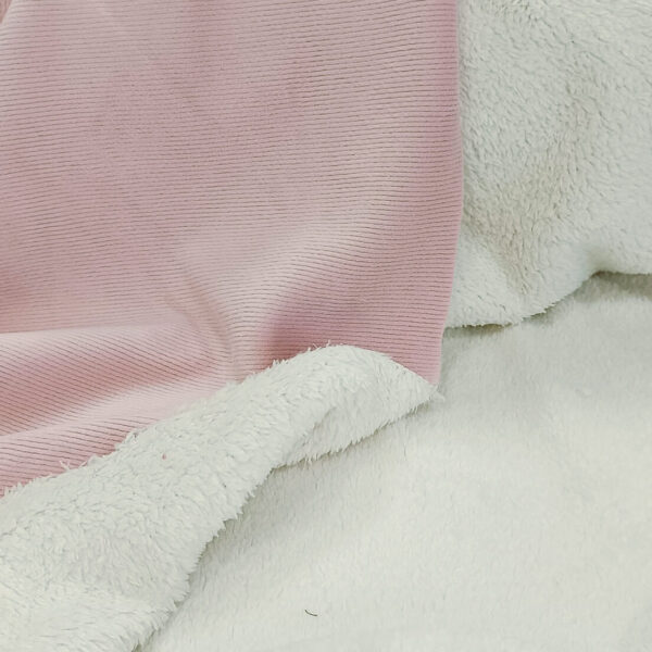 IMG_20260924_171248 Dvostrani materijal baby pliš+krzno baby roze - Slika 1