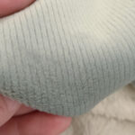 Dvostrani materijal  baby pliš+krzno žalfija zeleno - Slika 4