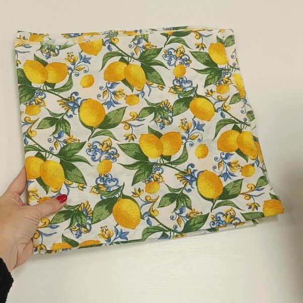 Parče dekor platno limun 70x140 - Slika 1