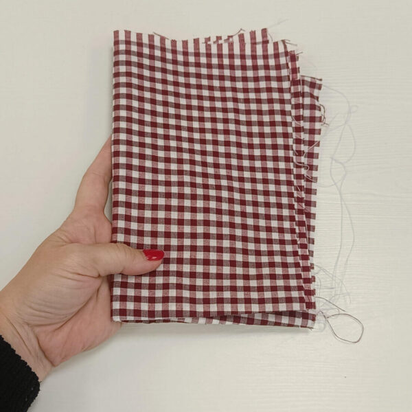 Parče kanafas bordo 25x170 - Slika 1