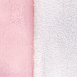 Dvostrani materijal  baby pliš+krzno baby roze - Slika 2