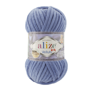 Alize Velluto 374 denim plava