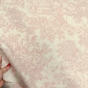 Dekor platno nežno roze romantika 280cm širina