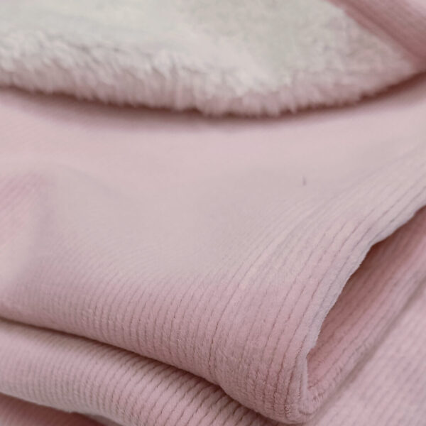 Baby zimsko ćebence 75x100 roze baby pliš sa krznom - Slika 3