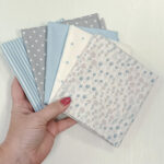 Patchwork paket pastelno plavi