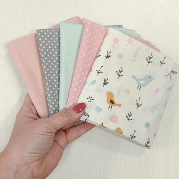 Patchwork paket ptičice i pastelni - Slika 1