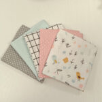 Patchwork paket ptičice i crni kvadrati