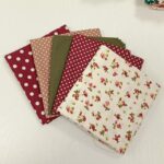 Patchwork paket krem bordo maslina