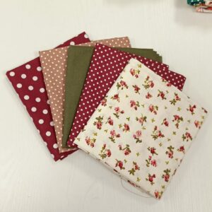 Patchwork paket krem bordo maslina